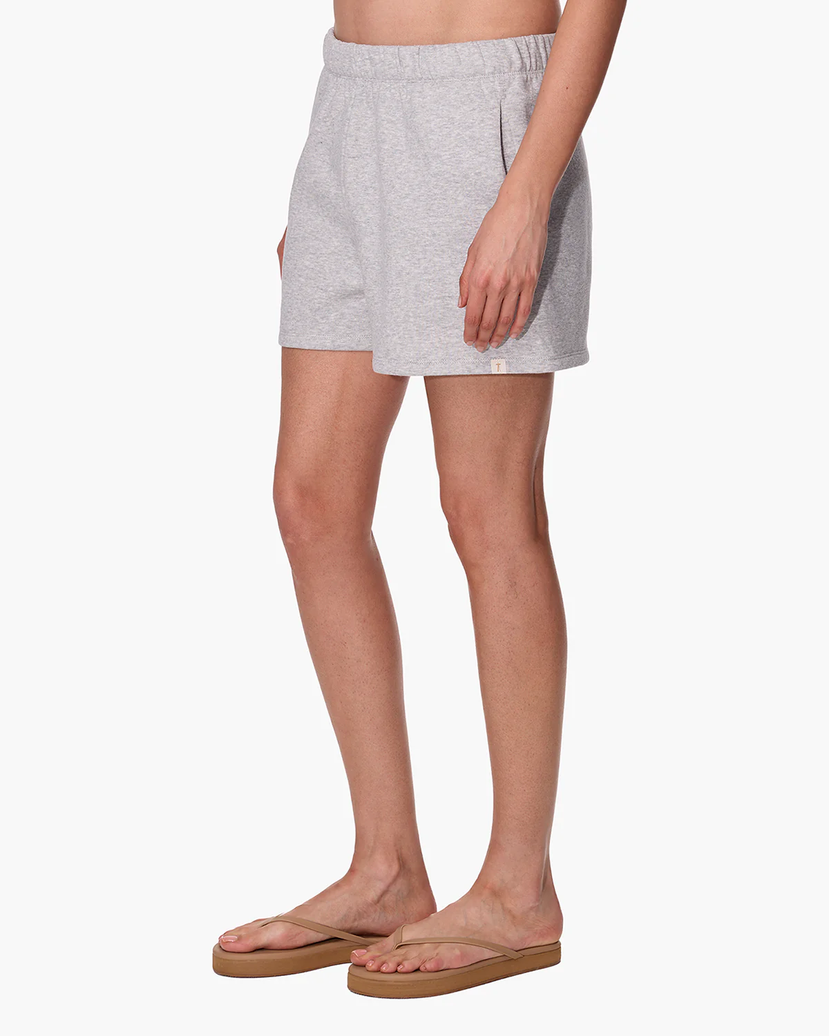 CloudSoft Sweat Short - Heather Grey - Image 2