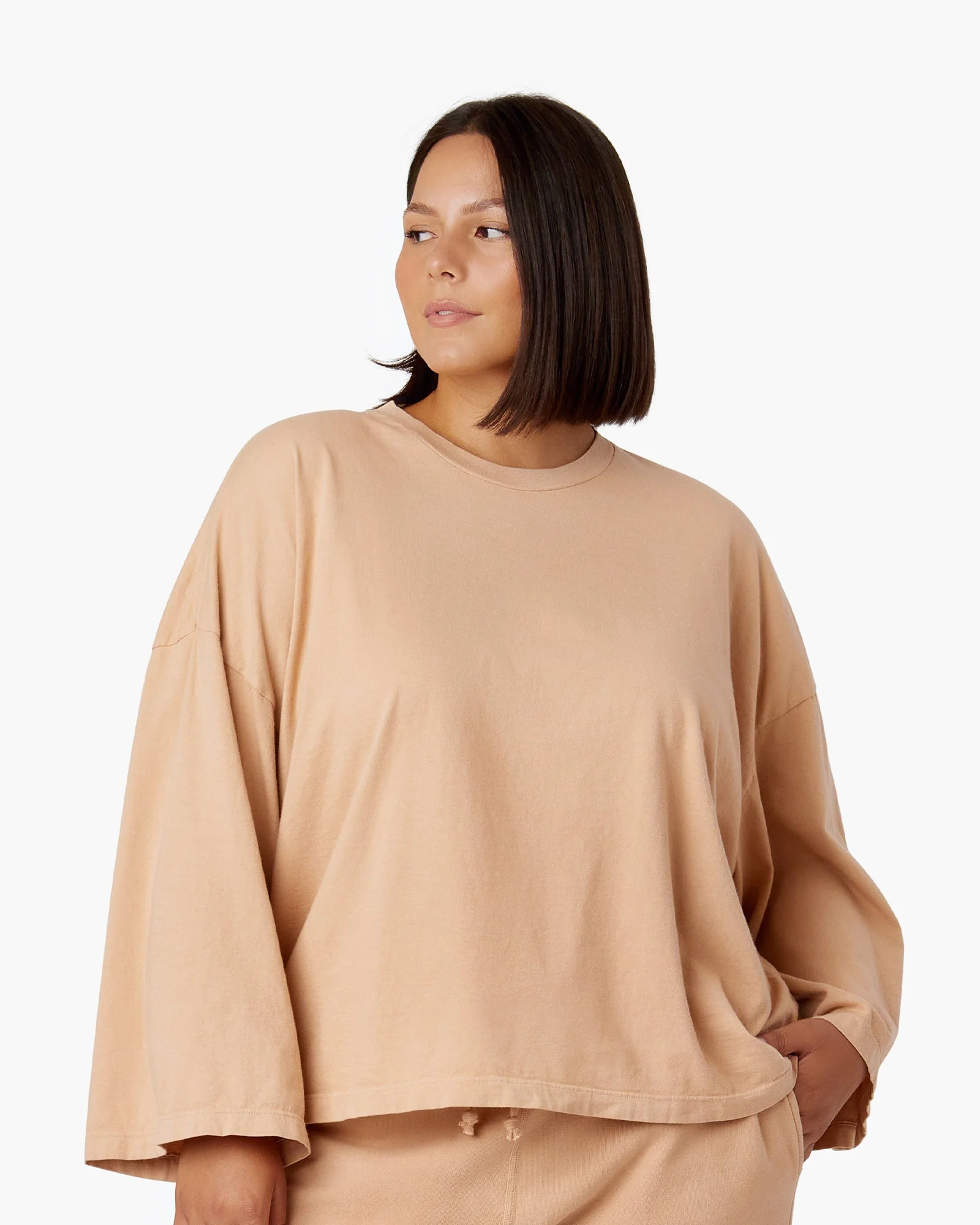 Core Longsleeve Tee - Bisque - Image 2