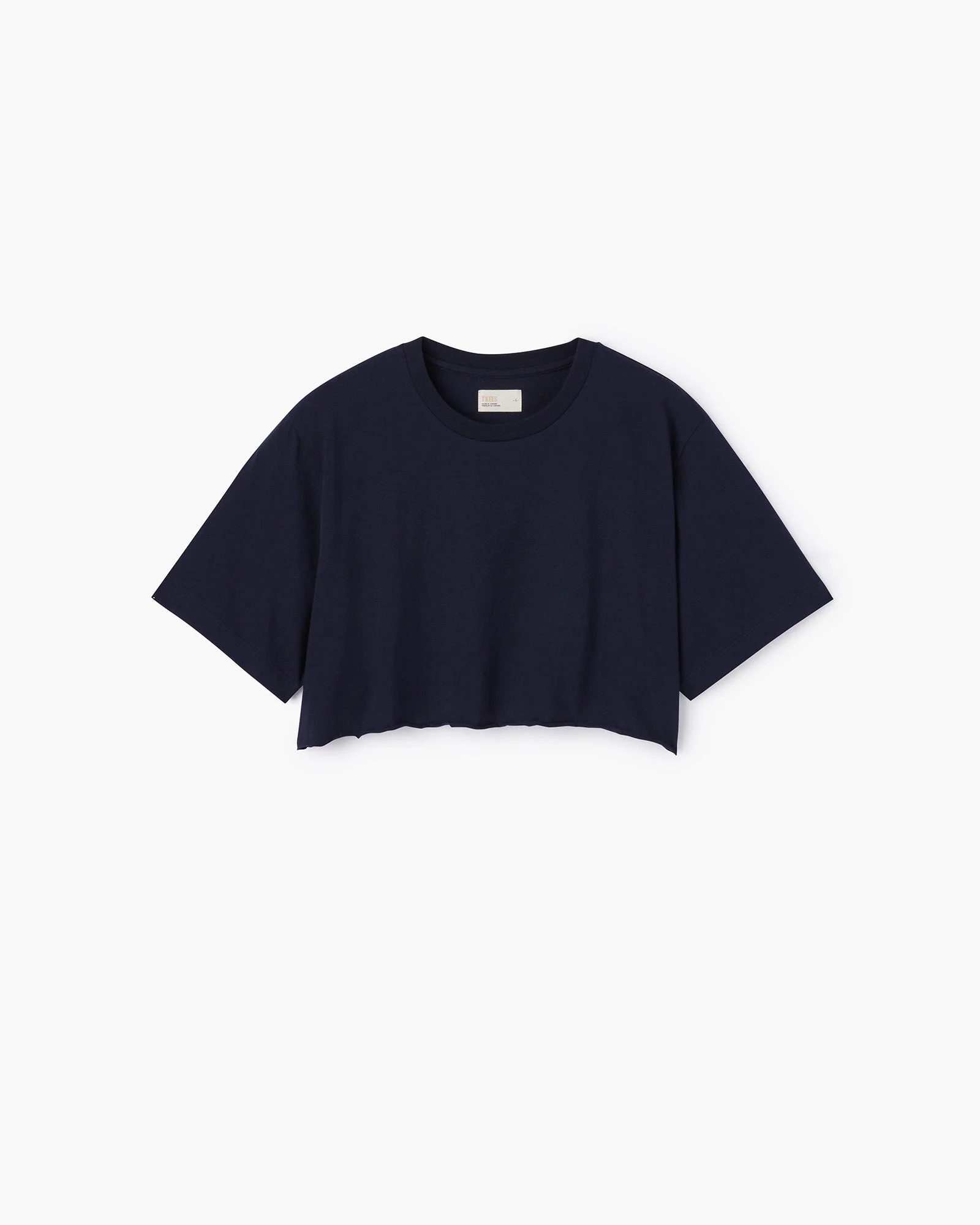 Cropped Tee - Midnight Navy