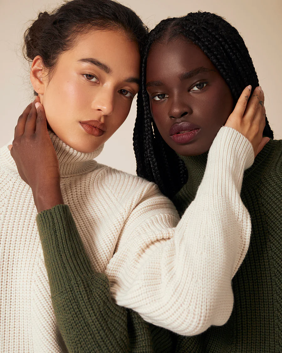 Merino Knit Turtleneck - Moss - Image 5