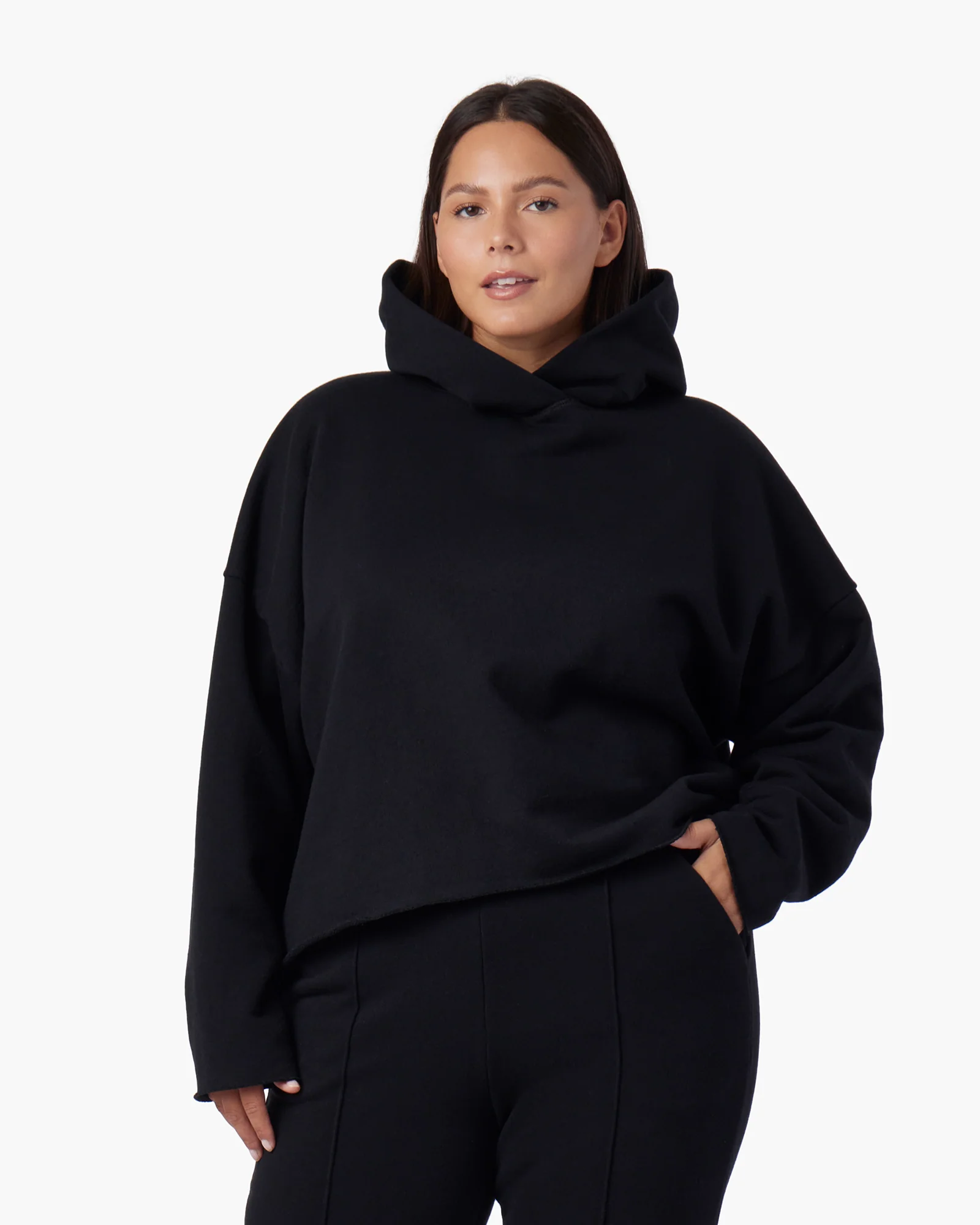 Raw Edge Hoodie