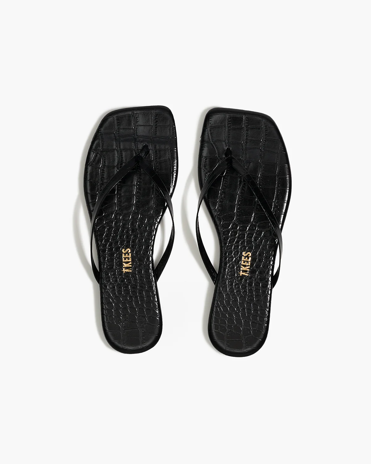 Square Toe Lily Croc - Sable