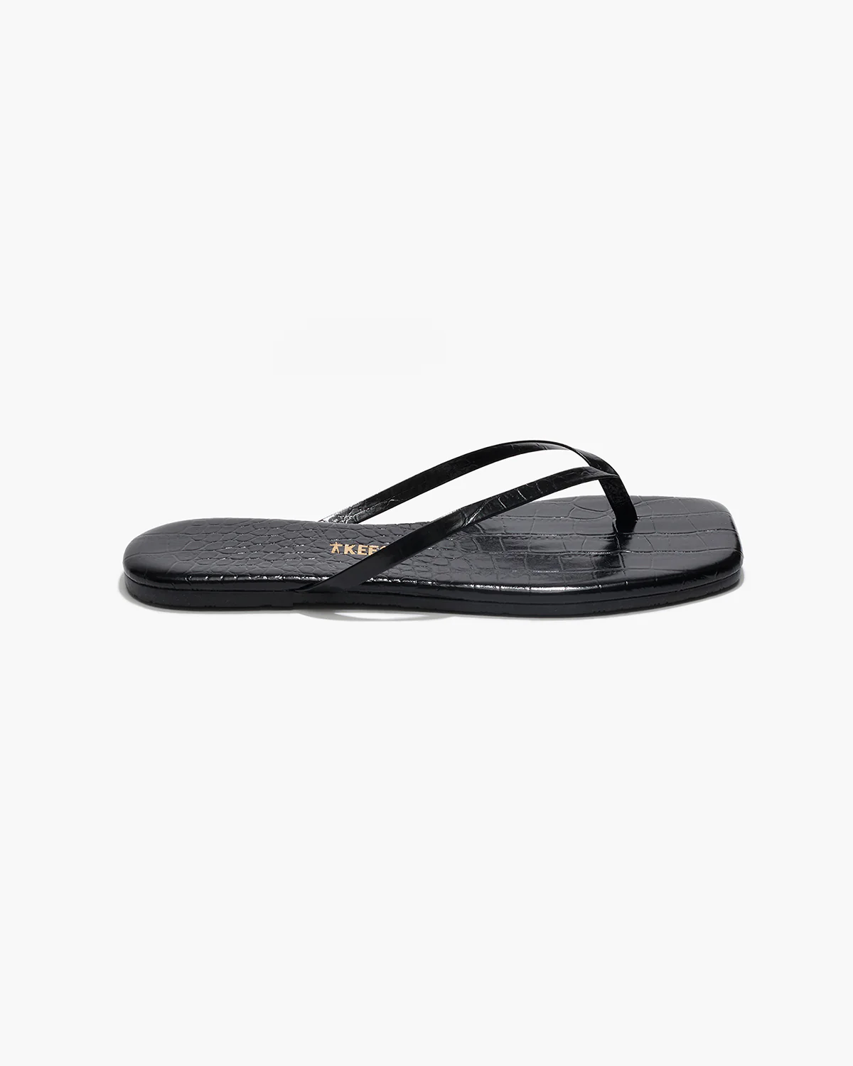 Square Toe Lily Croc - Sable - Image 2